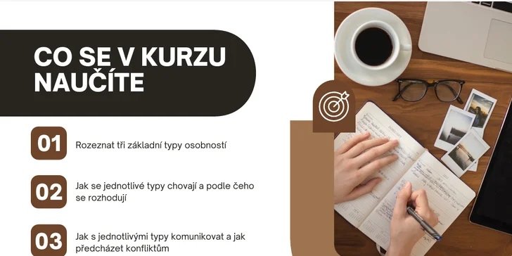 Večerní rozvojové online kurzy: typologie osobnosti nebo marketing pro začínající podnikatele