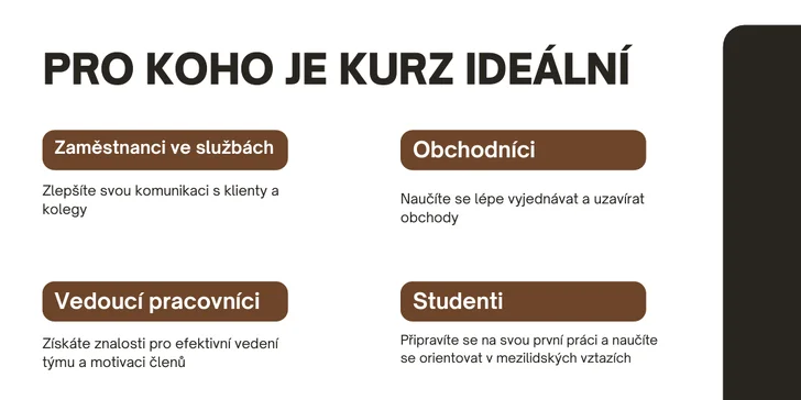 Večerní rozvojové online kurzy: typologie osobnosti nebo marketing pro začínající podnikatele