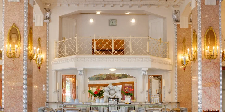 Pobyt s polopenzí, neomezeným wellness a procedurou v 5* hotelu Thermia Palace v Piešťanech