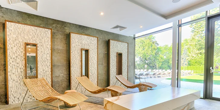 Pobyt s polopenzí, neomezeným wellness a procedurou v 5* hotelu Thermia Palace v Piešťanech