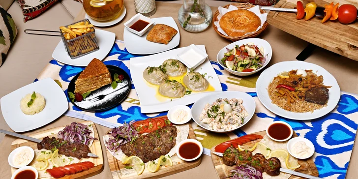 Otevřené vouchery na 1 000 až 2 000 Kč do autentické uzbecké restaurace