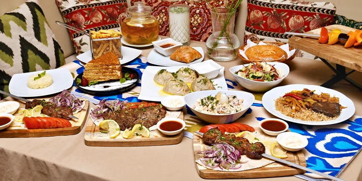 Otevřené vouchery na 1 000 až 2 000 Kč do autentické uzbecké restaurace