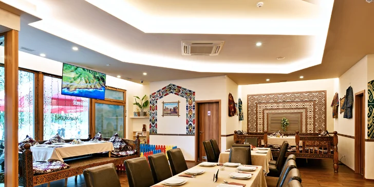 Otevřené vouchery na 1 000 až 2 000 Kč do autentické uzbecké restaurace