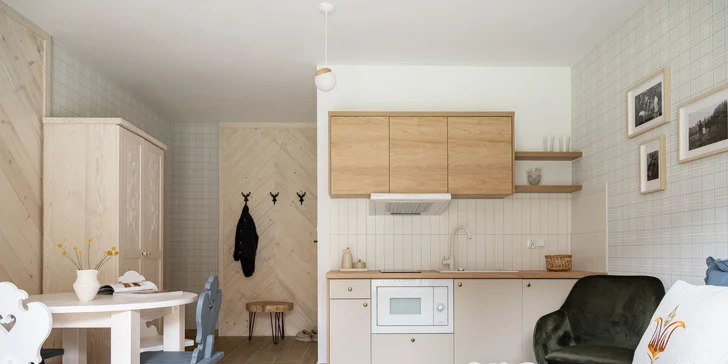 Luxusní apartmány u termálů Szaflary a Zakopaného: výhled na hory i možnost snídaní