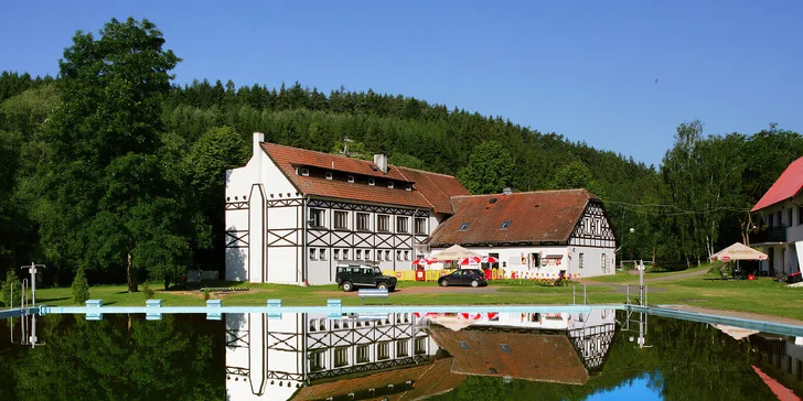 Vstup do lanového parku Machův mlýn s koupáním pro 1 nebo 2 osoby