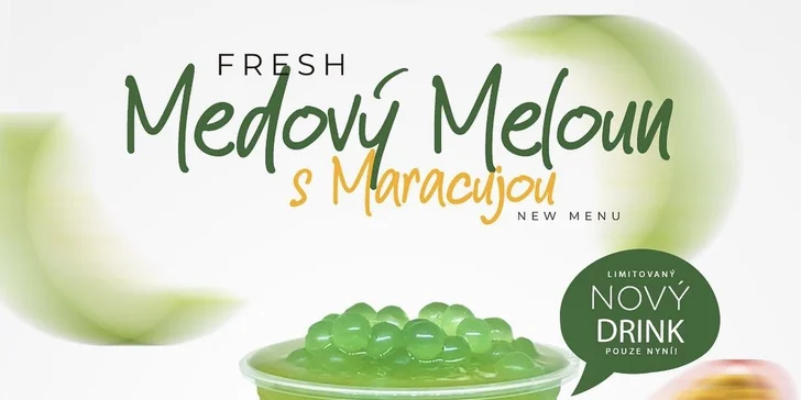 Bubble tea dle výběru s toppingem, ovocem i mlékem: pro 1 nebo 2 osoby