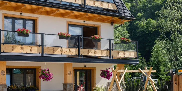 Luxusní apartmány u termálů Szaflary a Zakopaného: výhled na hory i možnost snídaní