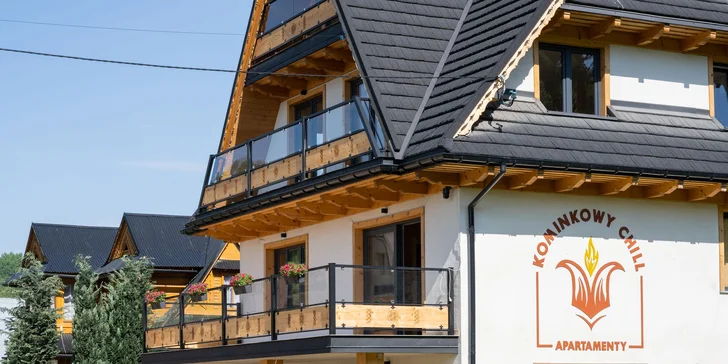 Luxusní apartmány u termálů Szaflary a Zakopaného: výhled na hory i možnost snídaní