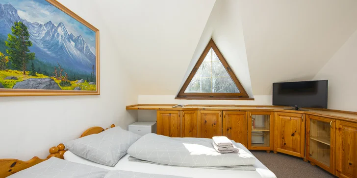 Aktivní odpočinek ve Vysokých Tatrách: snídaně či polopenze i privátní relax