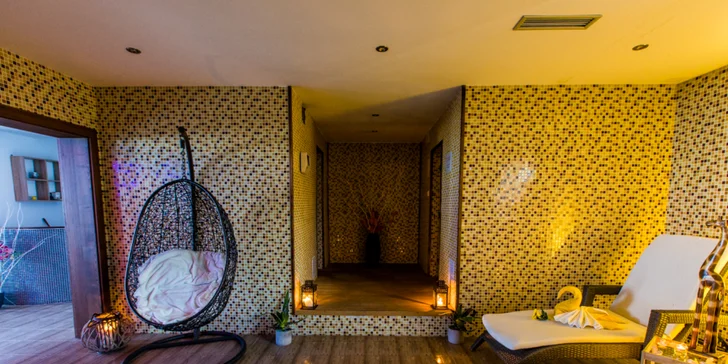 Pobyt u Slunečných jezer s polopenzí a wellness