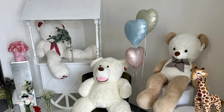 Vouchery na 300–5000 Kč do Event Bouquet: balónky, květiny, party výzdoba, dekorace prostorů i tisk