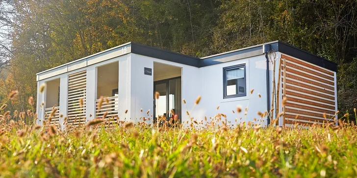 Chorvatské termály Jezerčica: mobilní domky pro 6 osob a vstupy do aquaparku s 8 bazény