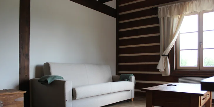 Máchův kraj: krásné apartmány v Ralsku až pro 5 osob, rybníček, super na výlety i kola