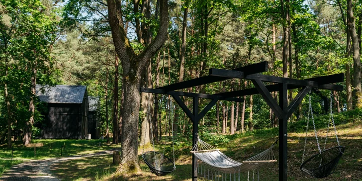 Viselská laguna: moderní domky a apartmány se snídaní a saunou, lanový park, v létě bazén