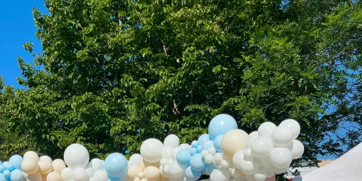 Vouchery na 300–5000 Kč do Event Bouquet: balónky, květiny, party výzdoba, dekorace prostorů i tisk
