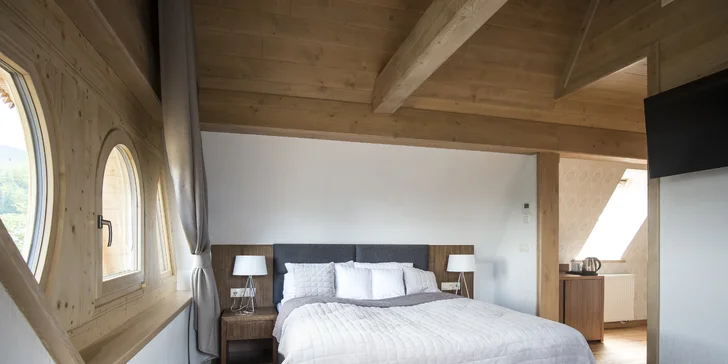 Zakopané se snídaní i saunou: designový hotel v klidné lokalitě 2 km od ulice Krupówki