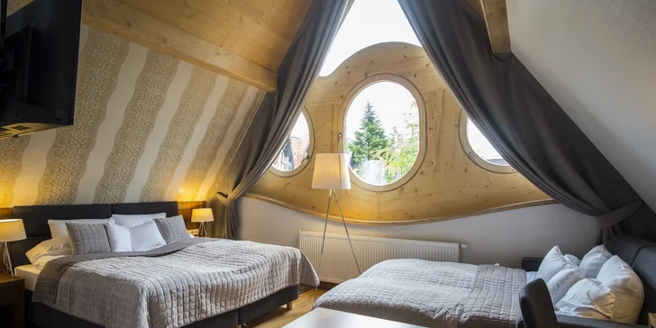 Zakopané se snídaní i saunou: designový hotel v klidné lokalitě 2 km od ulice Krupówki