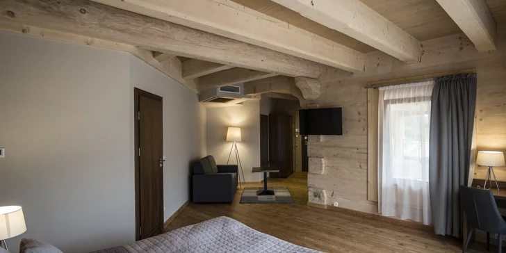 Zakopané se snídaní i saunou: designový hotel v klidné lokalitě 2 km od ulice Krupówki