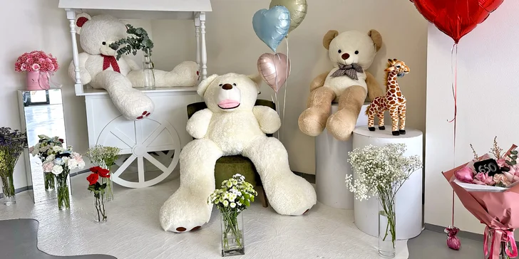 Vouchery na 300–5000 Kč do Event Bouquet: balónky, květiny, party výzdoba, dekorace prostorů i tisk
