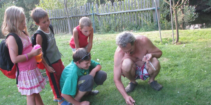 Dovolená uprostřed přírody: farma u řeky Nežárky, zeleň, výlety, koupání i rybaření