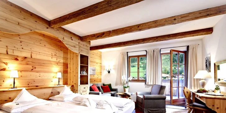 Luxusní alpský hotel v údolí Großarltal: wellness, polopenze i lyžování na 80 km sjezdovek
