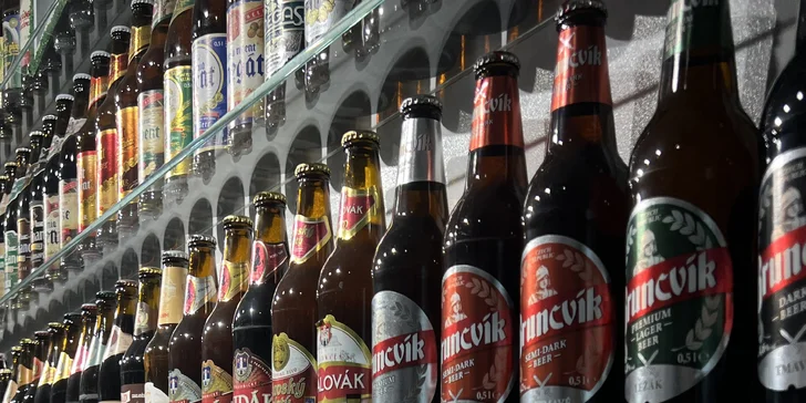 Vstup do muzea piva v centru Prahy vč. degustace 3 piv a originálního dárku