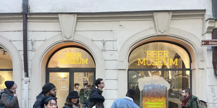 Vstup do muzea piva v centru Prahy vč. degustace 3 piv a originálního dárku