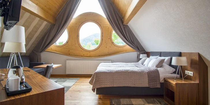 Zakopané se snídaní i saunou: designový hotel v klidné lokalitě 2 km od ulice Krupówki
