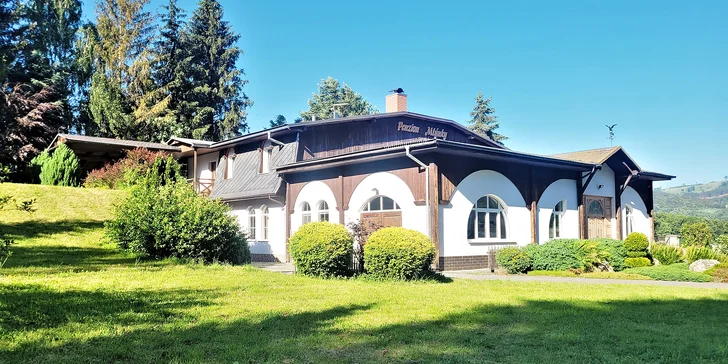 Horský penzion v srdci Jeseníků: pobyt bez jídla nebo se snídaní
