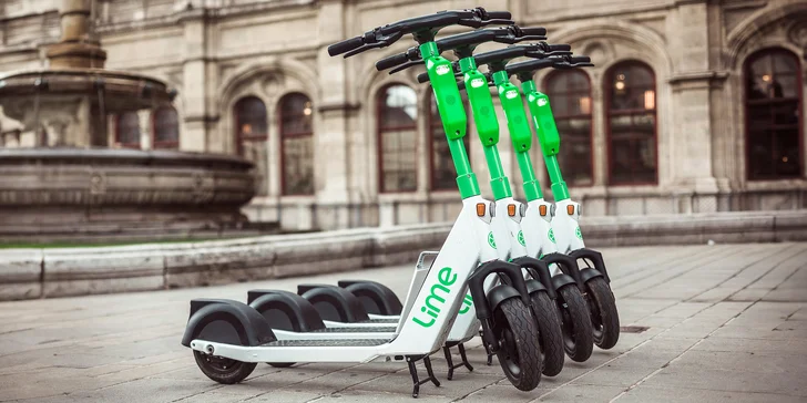 1-16 desetiminutových jízd na elektrické koloběžce nebo elektrokole Lime: Praha, Brno i Ostrava