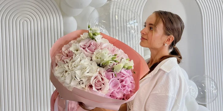 Vouchery na 300–5000 Kč do Event Bouquet: balónky, květiny, party výzdoba, dekorace prostorů i tisk