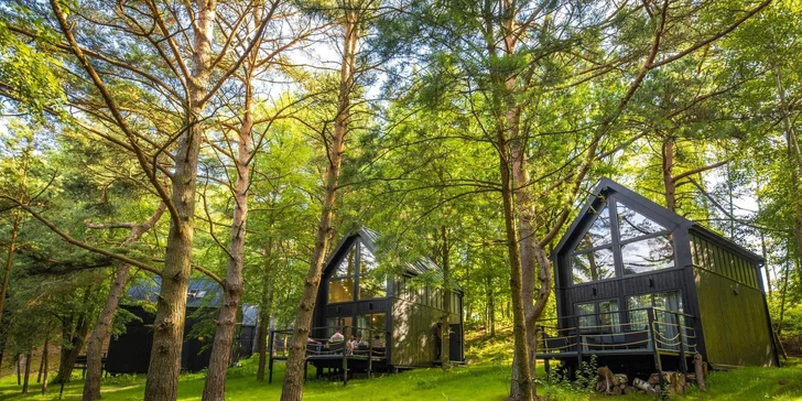 Viselská laguna: moderní domky a apartmány se snídaní a saunou, lanový park, v létě bazén