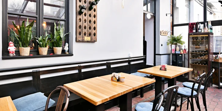 Otevřené vouchery v hodnotě 300–1000 Kč do Poctivé restauraci v Krči