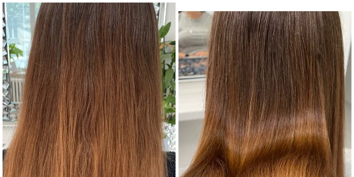 Hloubkové čištění vlasů a pokožky hlavy, mytí, foukaná a styling