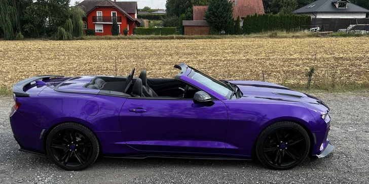 Zapůjčení Chevroletu Camaro SS 6.2 V8 cabrio na 12, 24 či 48 hod.