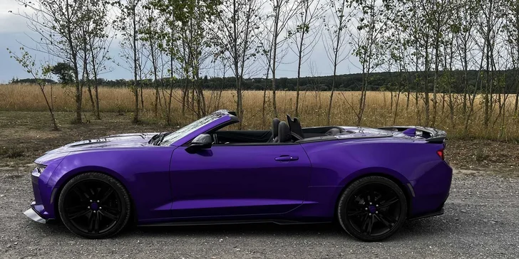 Zapůjčení Chevroletu Camaro SS 6.2 V8 cabrio na 12, 24 či 48 hod.