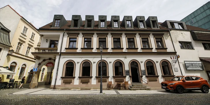 Stylový hotel v historickém centru Liberce pro páry i rodiny