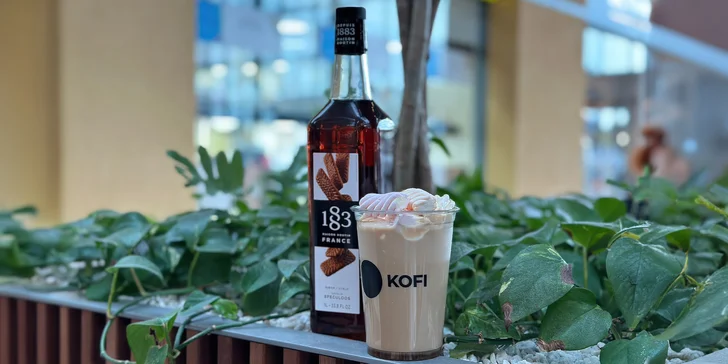 Kofi Kofi Plzeň: mandlové latté nebo sušenkové ICE KOFI pro 1 či 2 osoby