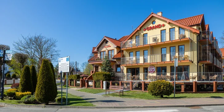 Relax přímo u Baltu: pokoj s kuchyňkou, jídlo a neomezeným wellness