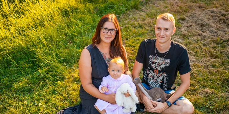 Exteriérové focení jednotlivců nebo celé rodiny: 8 upravených fotografií