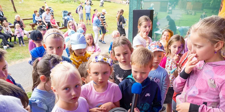 Vstupné na víkendové akce ve Farmaparku: celodenní program, vystoupení, známé osobnosti, zvířátka, atrakce