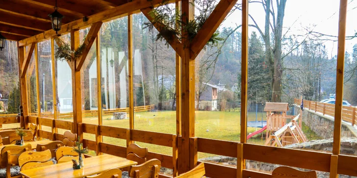 Otevřené vouchery do penzionu V Zátiší: do restaurace i na ubytování vč. wellness