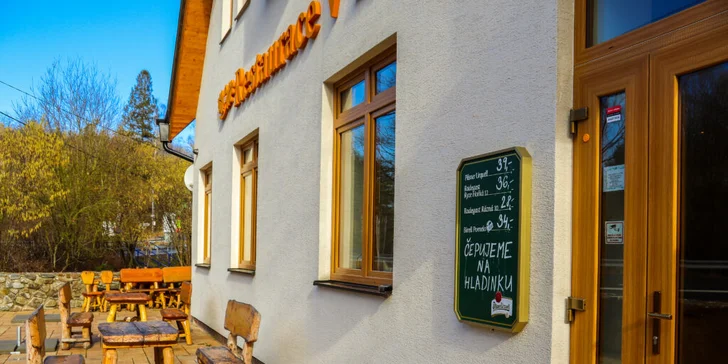 Otevřené vouchery do penzionu V Zátiší: do restaurace i na ubytování vč. wellness