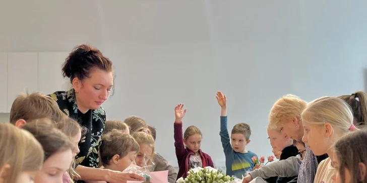 Zábavný floristický kurz pro děti s doprovodným programem, dětskou diskotékou a občerstvením