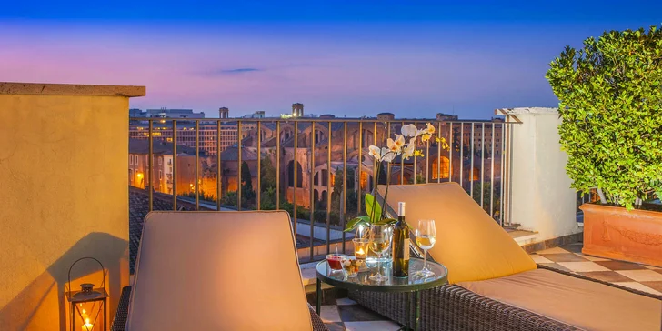 Dovolená v Římě: elegantní hotel se snídaní a parádním výhledem kousek od centra