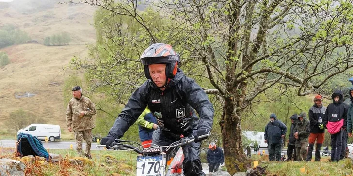 Trénink motocyklového trialu nebo classic trialu s Jirkou Svobodou