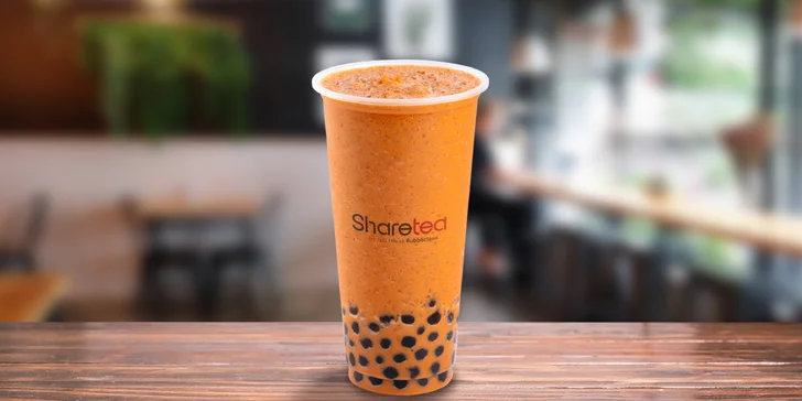 Osvěžující bubble tea pro 1 i 2 os. vč. toppingu: mléčný, zelený i ovocný čaj