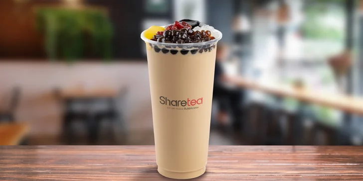 Osvěžující bubble tea pro 1 i 2 os. vč. toppingu: mléčný, zelený i ovocný čaj