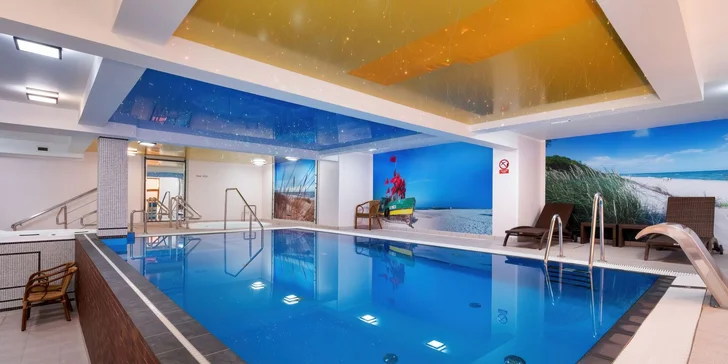 Relax přímo u Baltu: pokoj s kuchyňkou, jídlo a neomezeným wellness