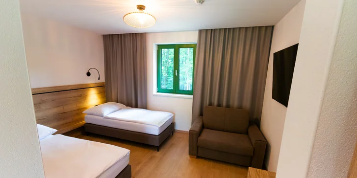 Pobyt u Bojnic plný aktivit: snídaně i polopenze, sportoviště a hry pro dospělé i děti